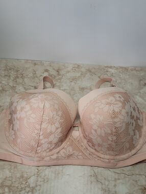 Aerie Lace Balconet Bra in Blush Pink 40DD